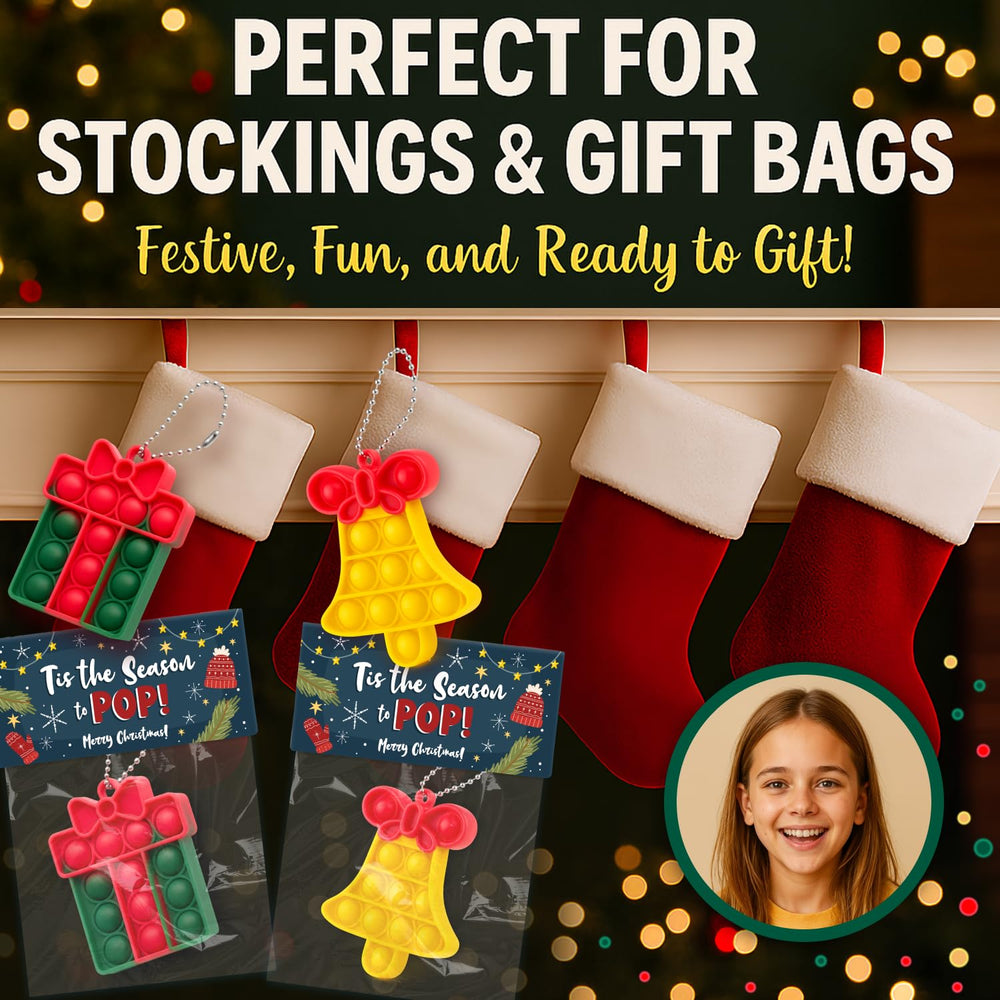 Funeta Pop It toys with variety of festive designs