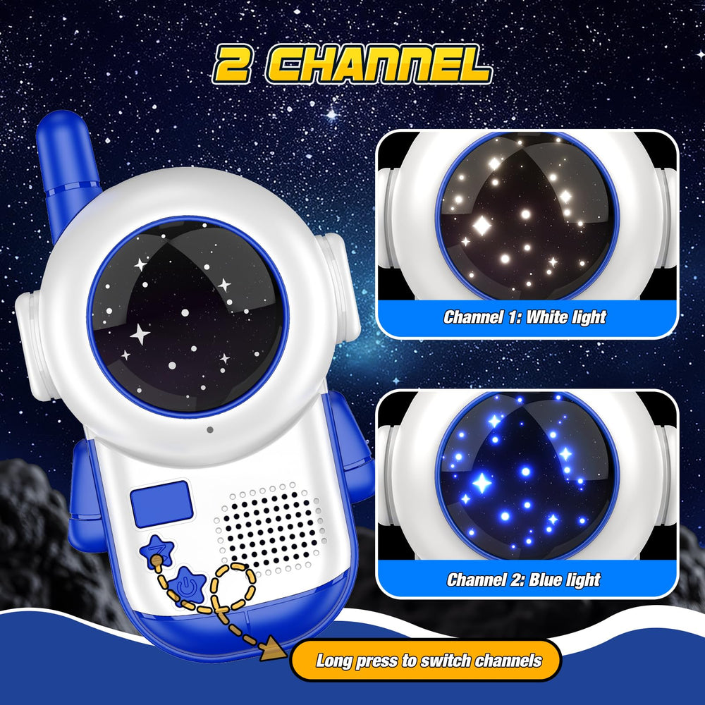 FunforFun two-channel safety walkie talkies ensure clear, safe communication.