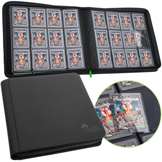FunGuys Toploader Binder exterior with Exo-Tec protection for travel.