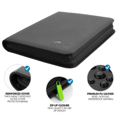 FunGuys Toploader Binder side-loading pockets keep cards secure and accessible