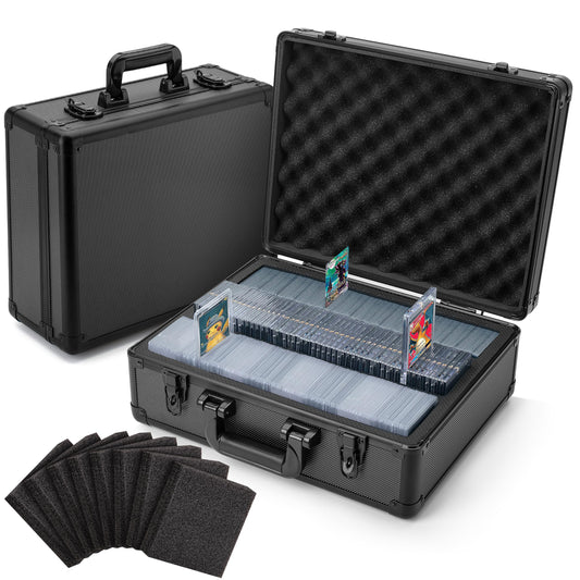 FunGuys toploader storage box exterior with a sturdy aluminum frame for durable protection.
