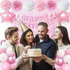 FunHot pink 10-inch balloons offer versatile decor and fillers.