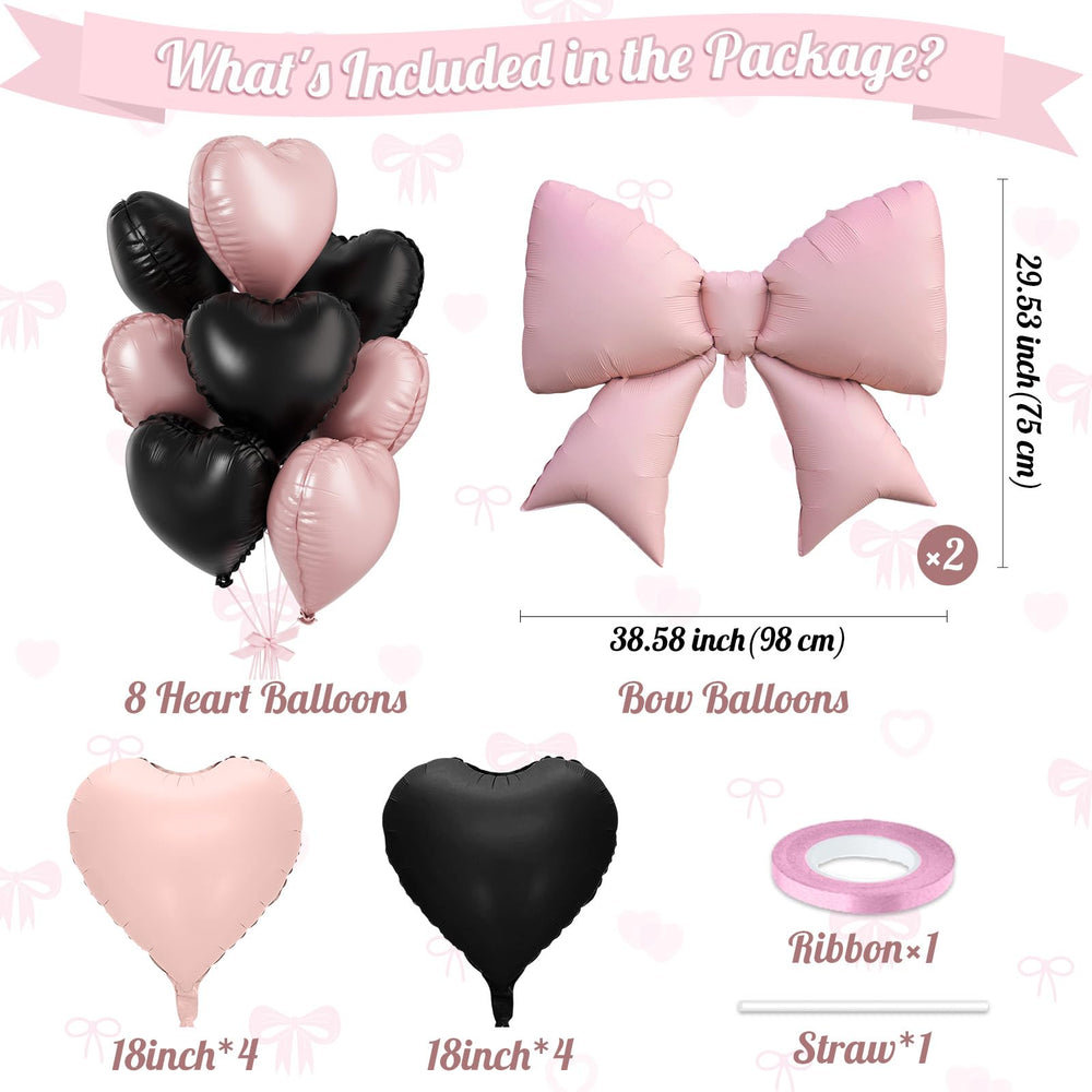 FunHot pink heart balloons provide a romantic 18-inch accent for weddings and parties.