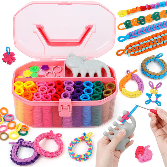 FUNiOi Kids Art and Craft Kit unboxing for creative projects.