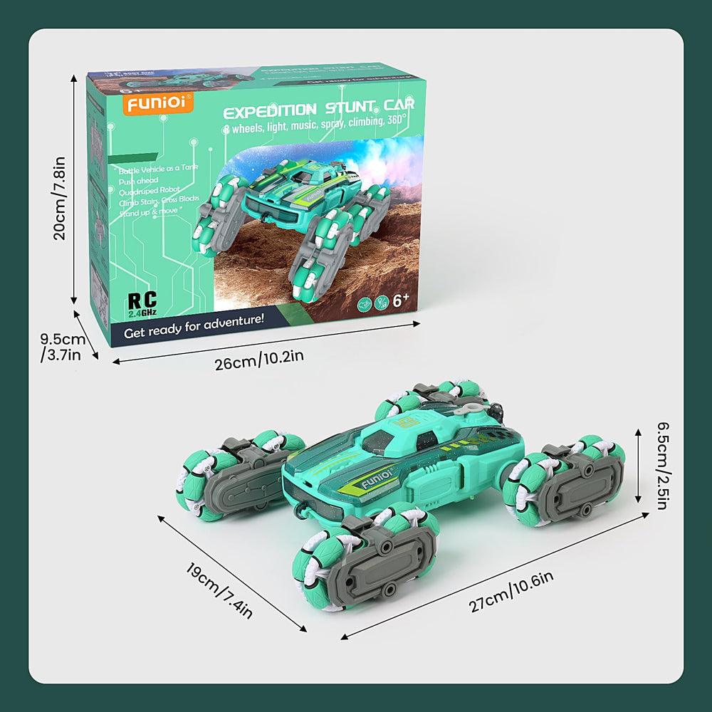 FUNiOi kids enjoy playtime with 8WD RC car