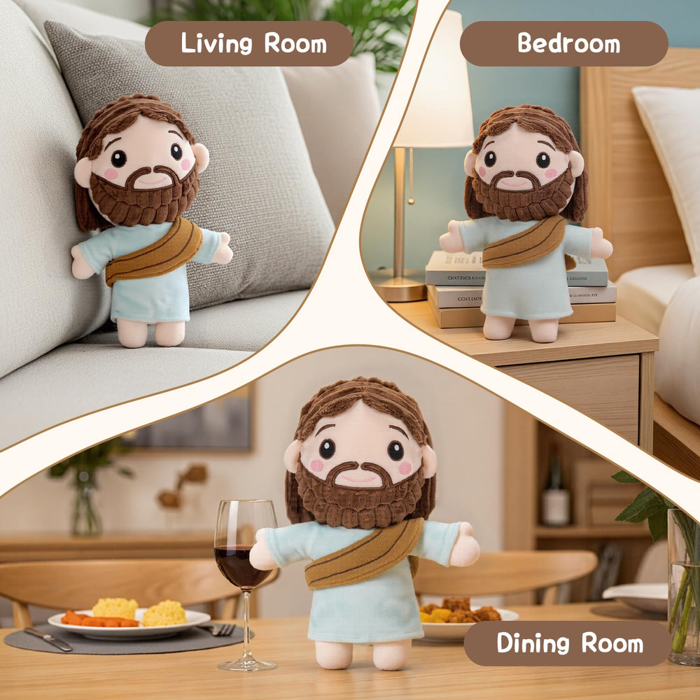 FunisFun Jesus plush makes a meaningful gift for Christmas and religious events.