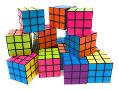 Funiverse Speed Magic Puzzle Cubes — colorful close-up, ideal for classroom prizes and fidget-friendly play.