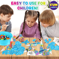 FUN KIDZ 16-different-styles molds offer varied shapes for imaginative storytelling.