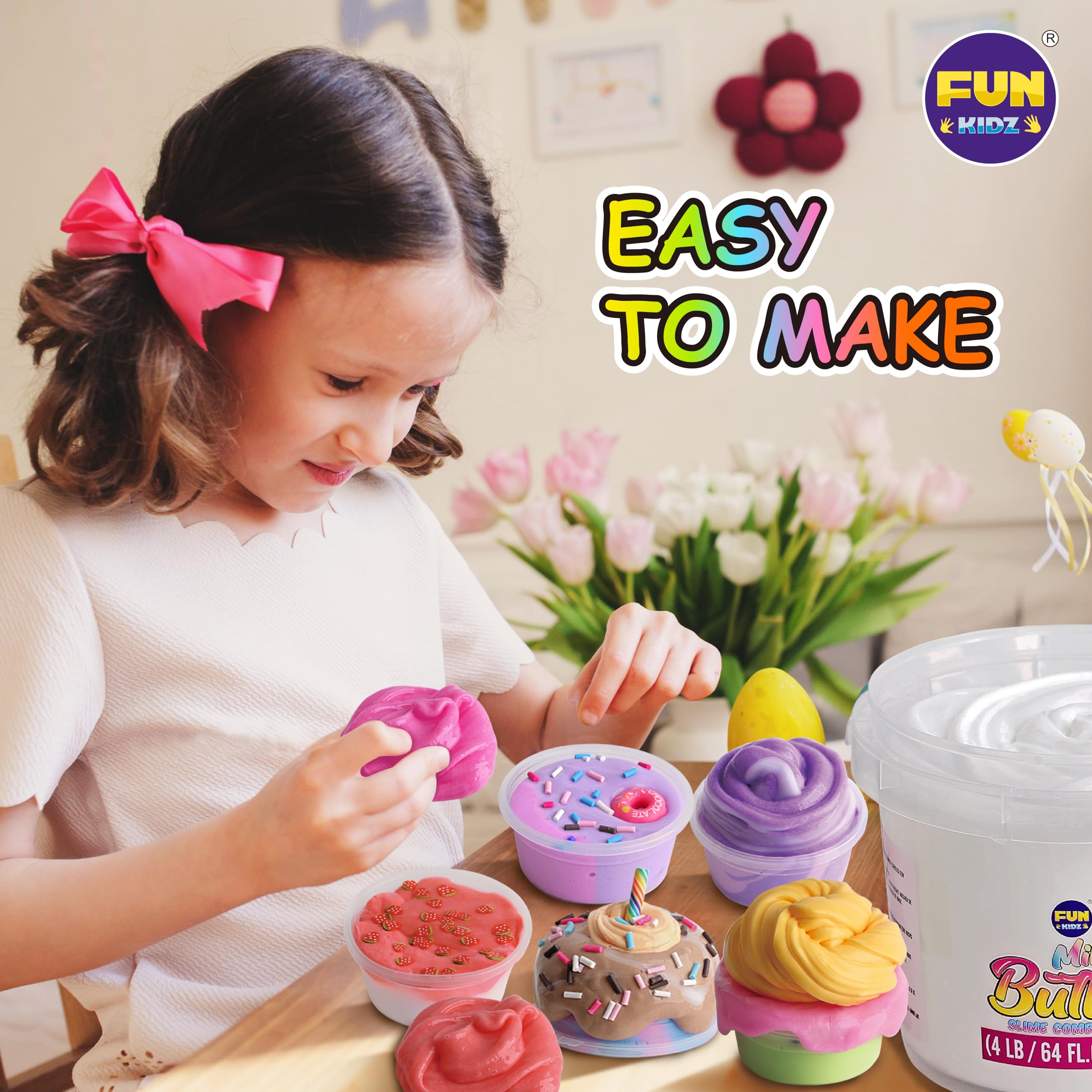 Funkidz airtight storage cans keep slime fresh and ready for use