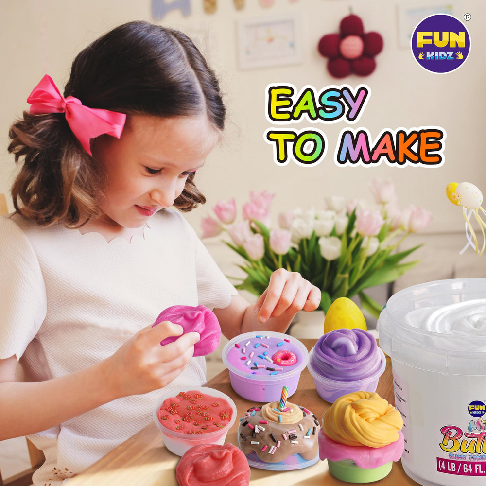 Funkidz airtight storage cans keep slime fresh and ready for use