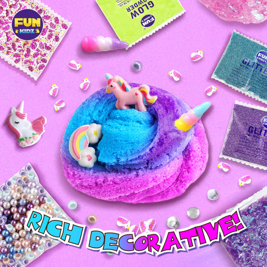FUN KIDZ Cloud Slime Ingredients let kids mix soft, fluffy textures safely