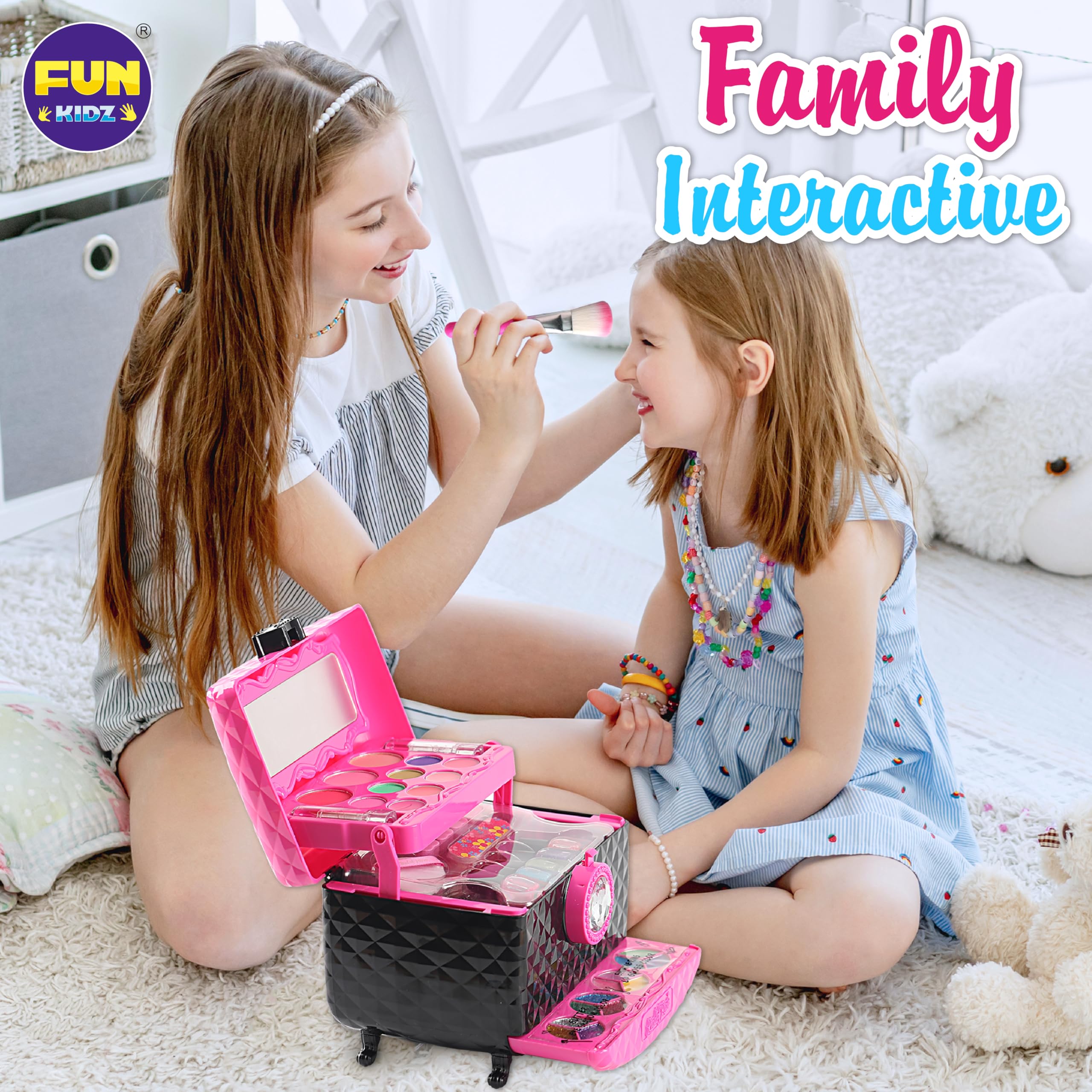 FUN KIDZ DIY makeup kit for rainy days and creative activity.