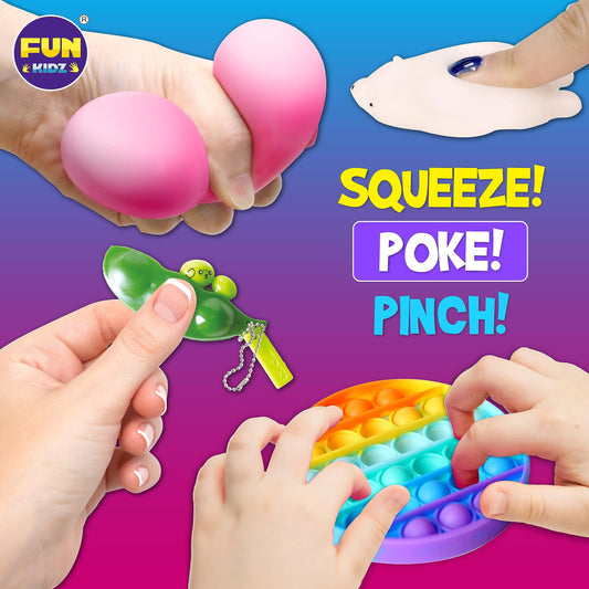 FunKidz fidget pack liquid motion bubbler for soothing sensory play