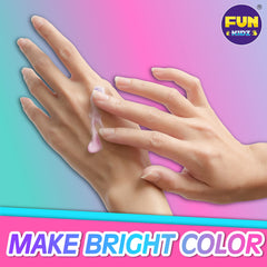 FunKidz girl crafting cosmetics during a creative science activity