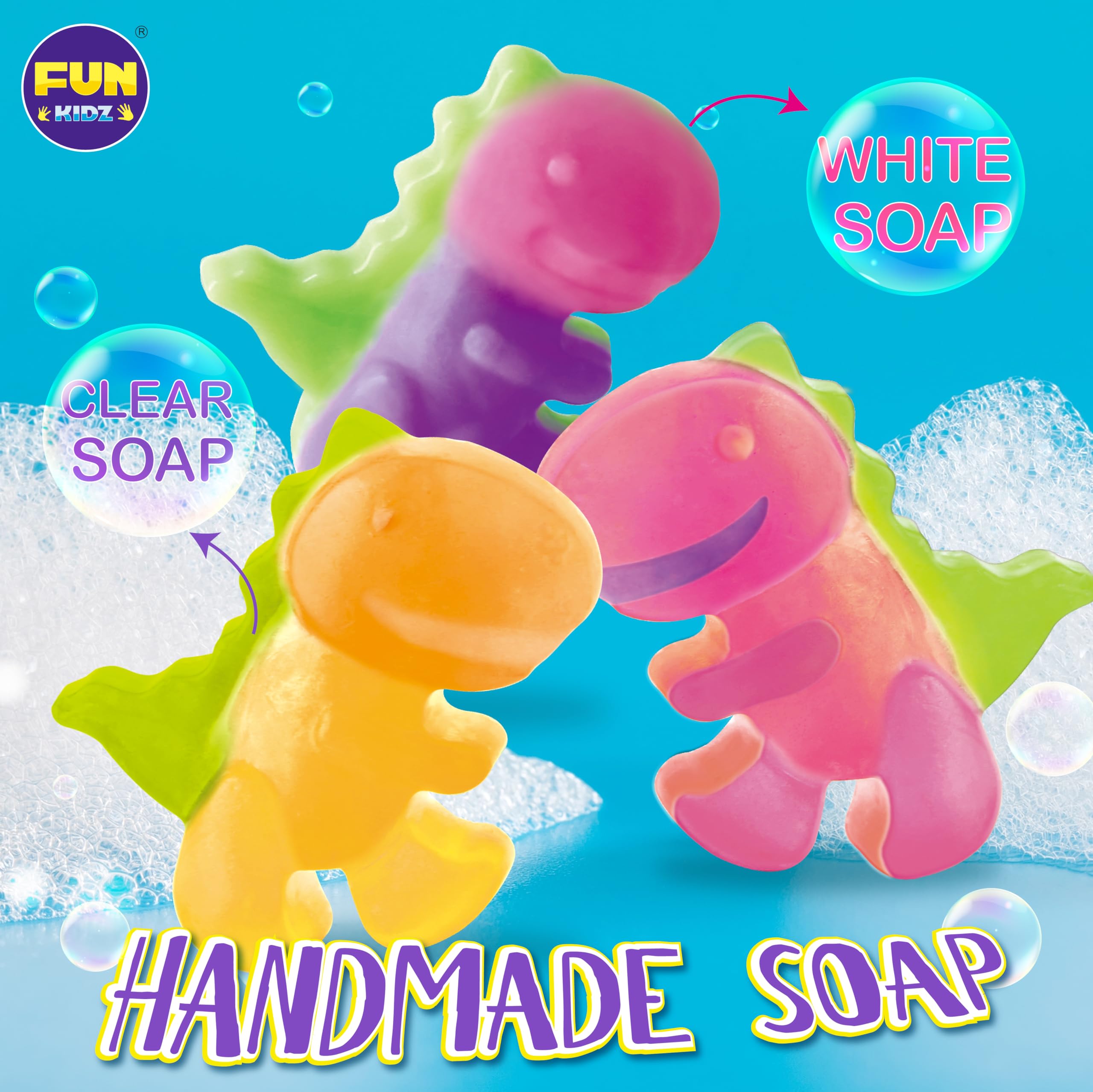 FunKidz Kid Soap Kit car shape for speedy creative pours.