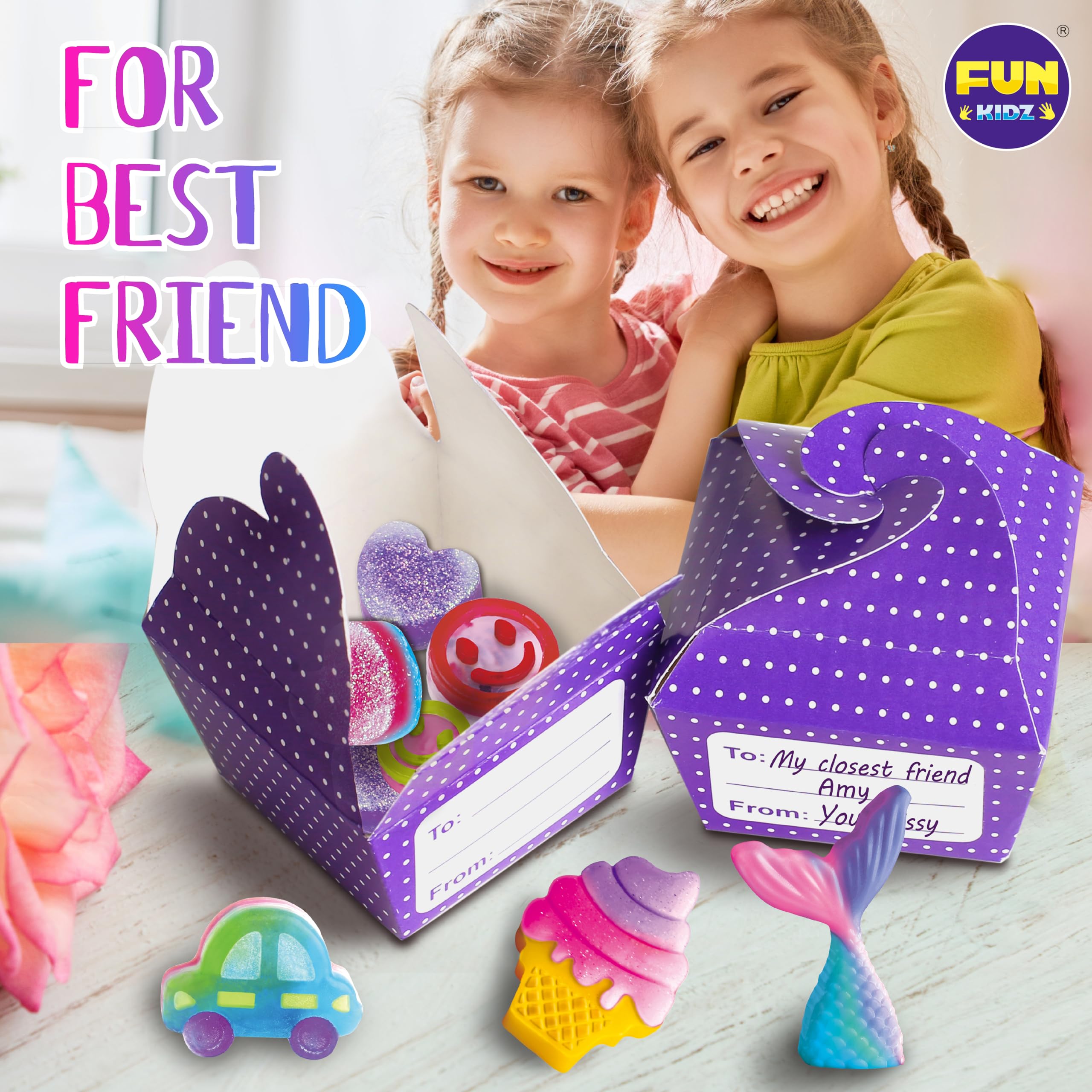 FunKidz Kid Soap Kit dinosaur shape for playful science-inspired fun.