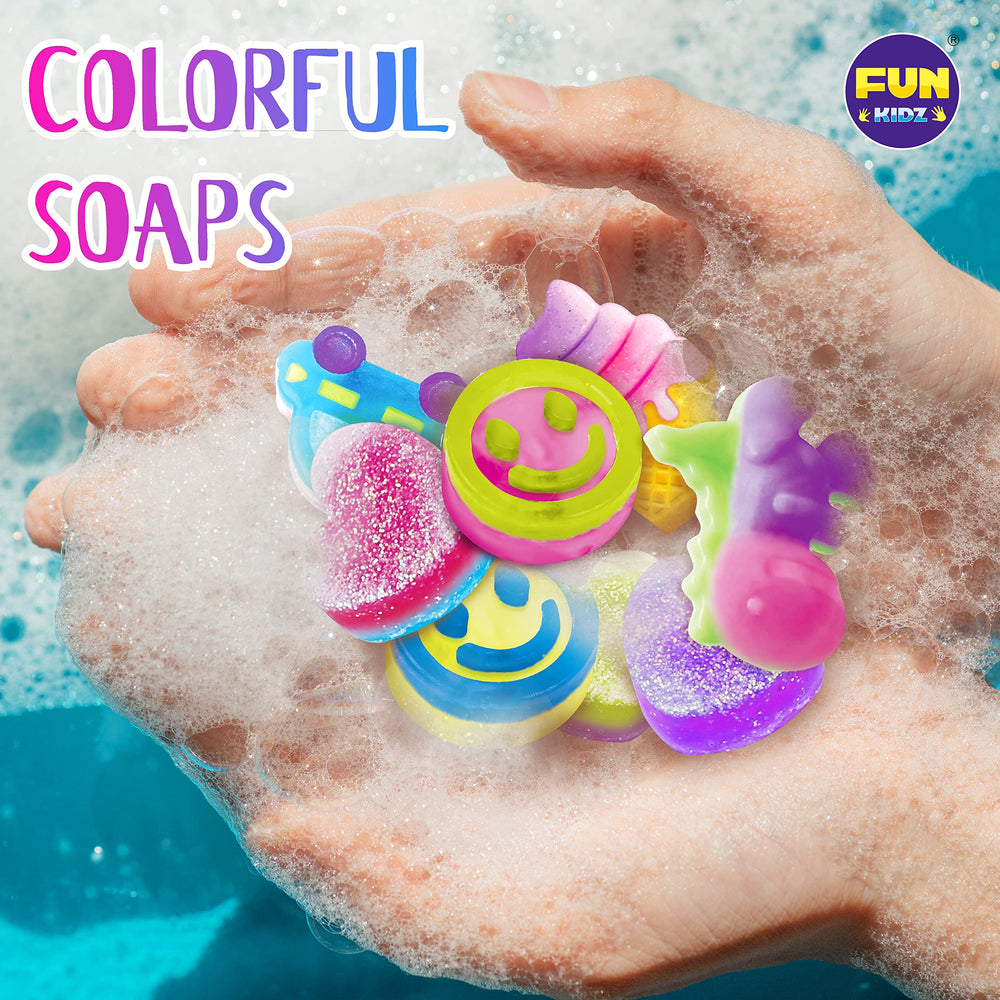 FunKidz Kid Soap Kit heart shape for fun sharing with friends.