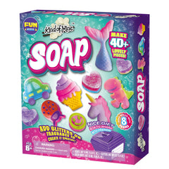 FunKidz Kid Soap Kit unicorn shape for imaginative spa party creations.