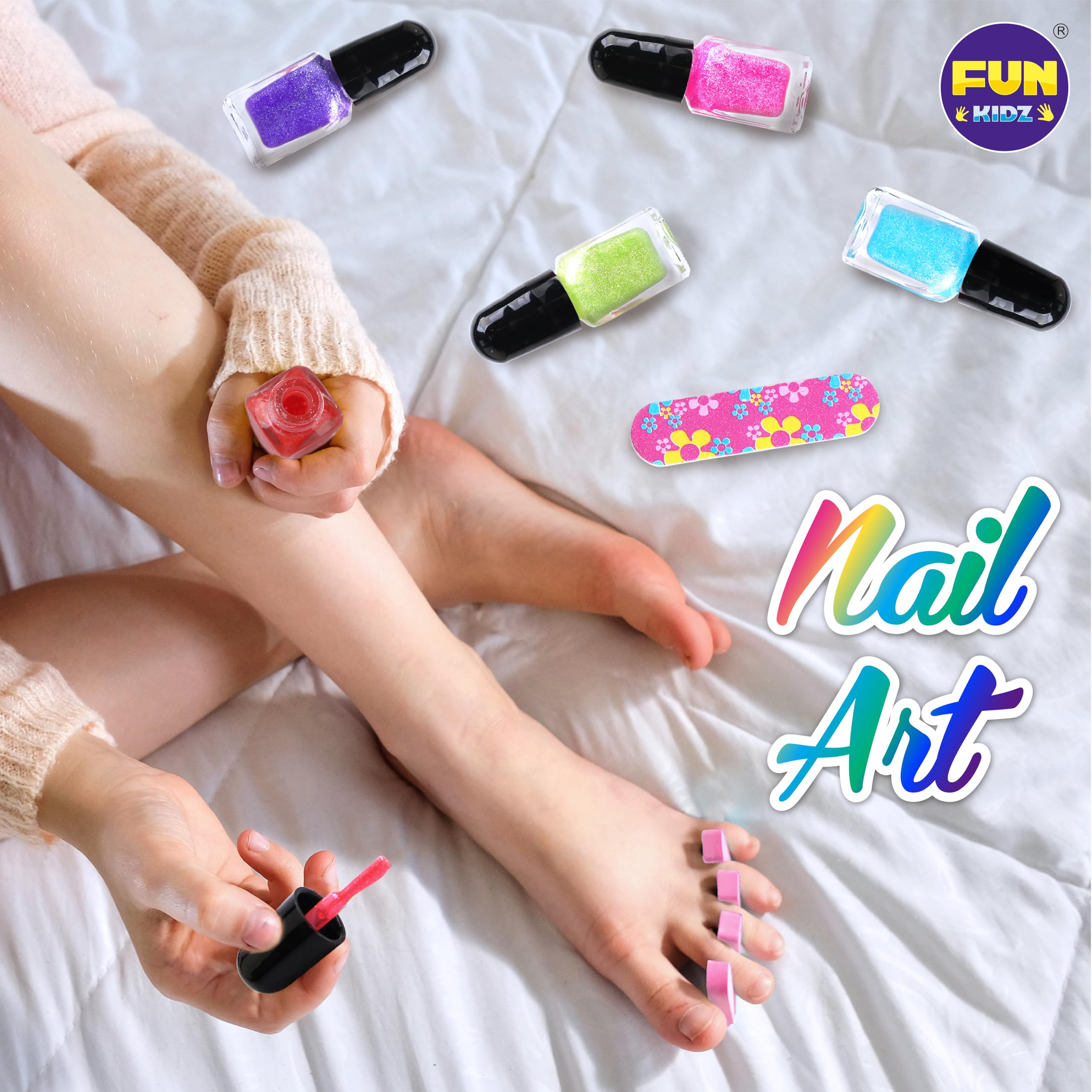 FUN KIDZ lip gloss variety offering kid-friendly color and shine.
