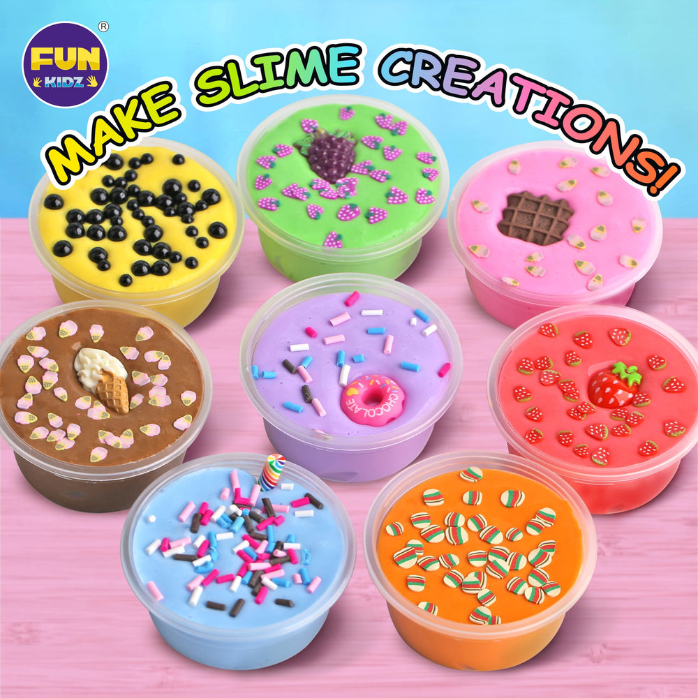 Funkidz lotion base keeps slime soft and smooth during play