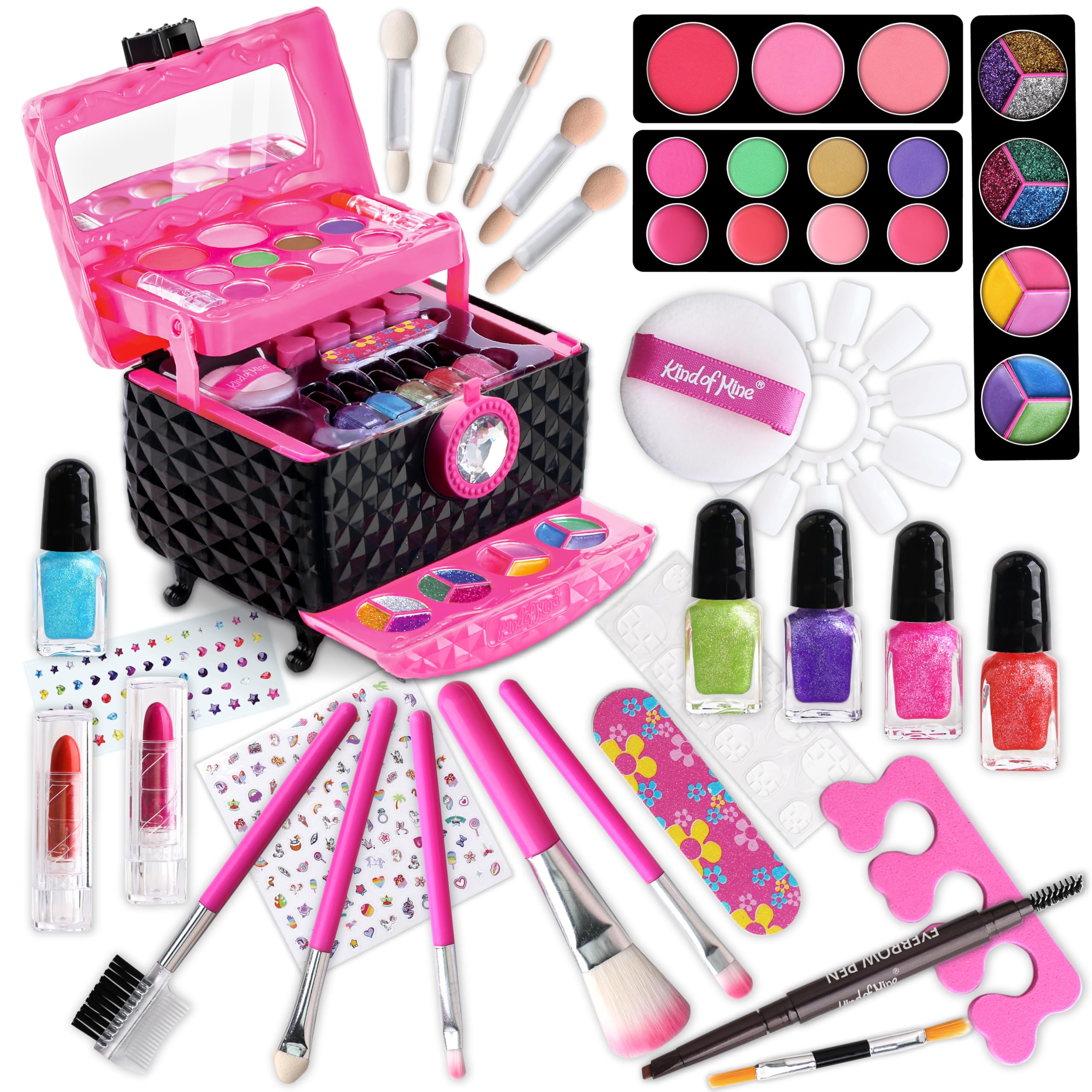 FUN KIDZ makeup kit for kids with full set for imaginative dress-up and safe play.