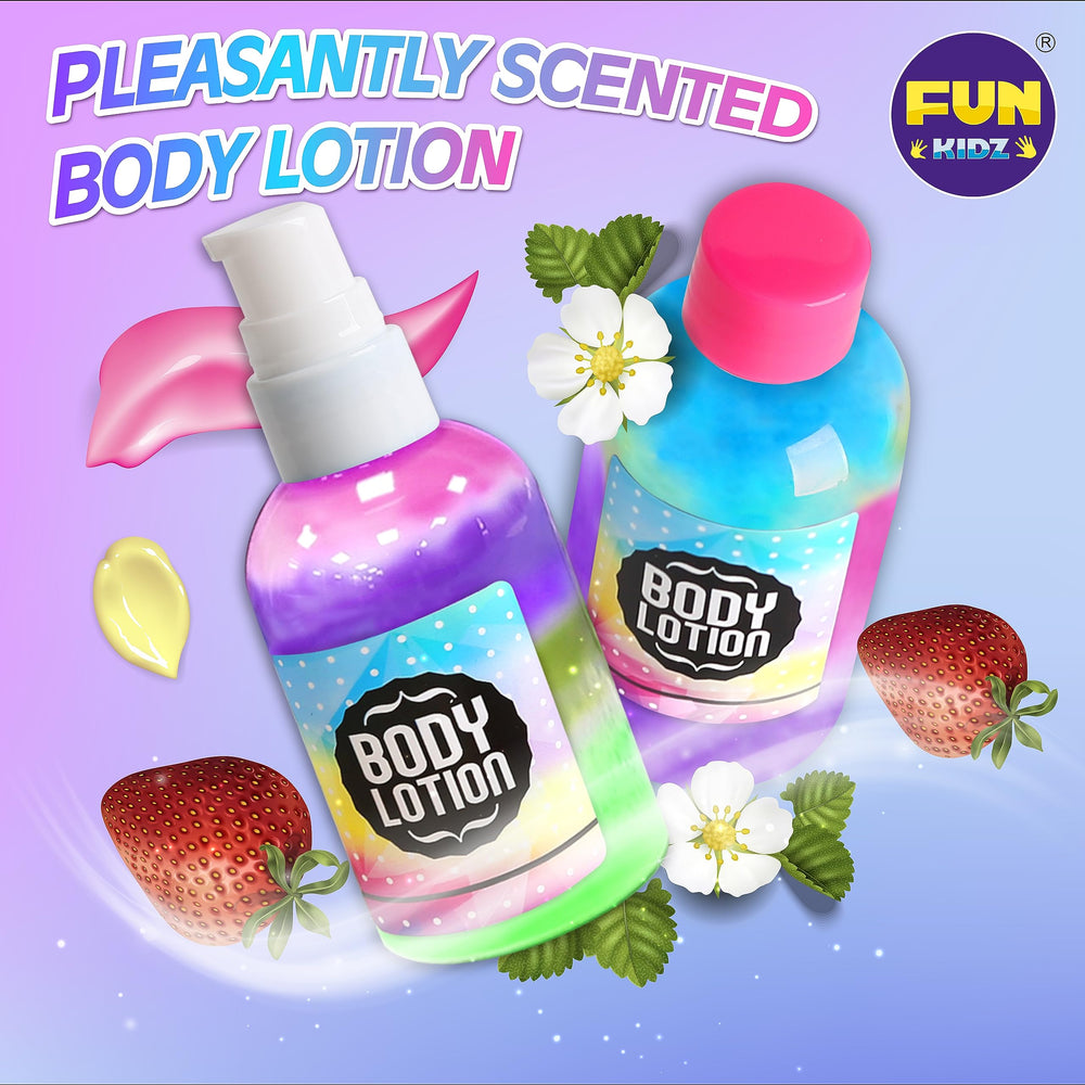 FunKidz natural ingredients bottle for mess-free DIY cosmetics