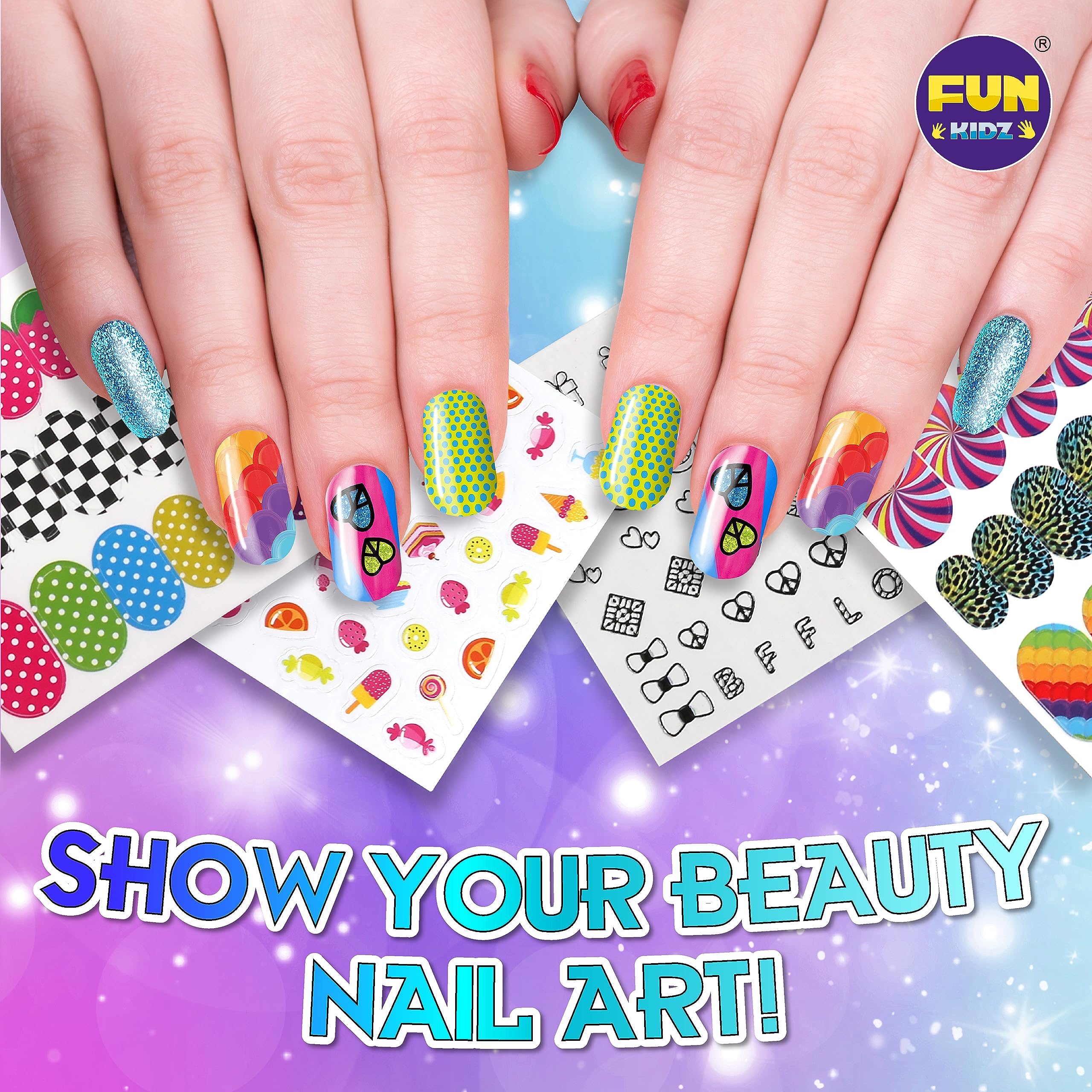 FUN KIDZ party-ready designs suit sleepovers and holidays.