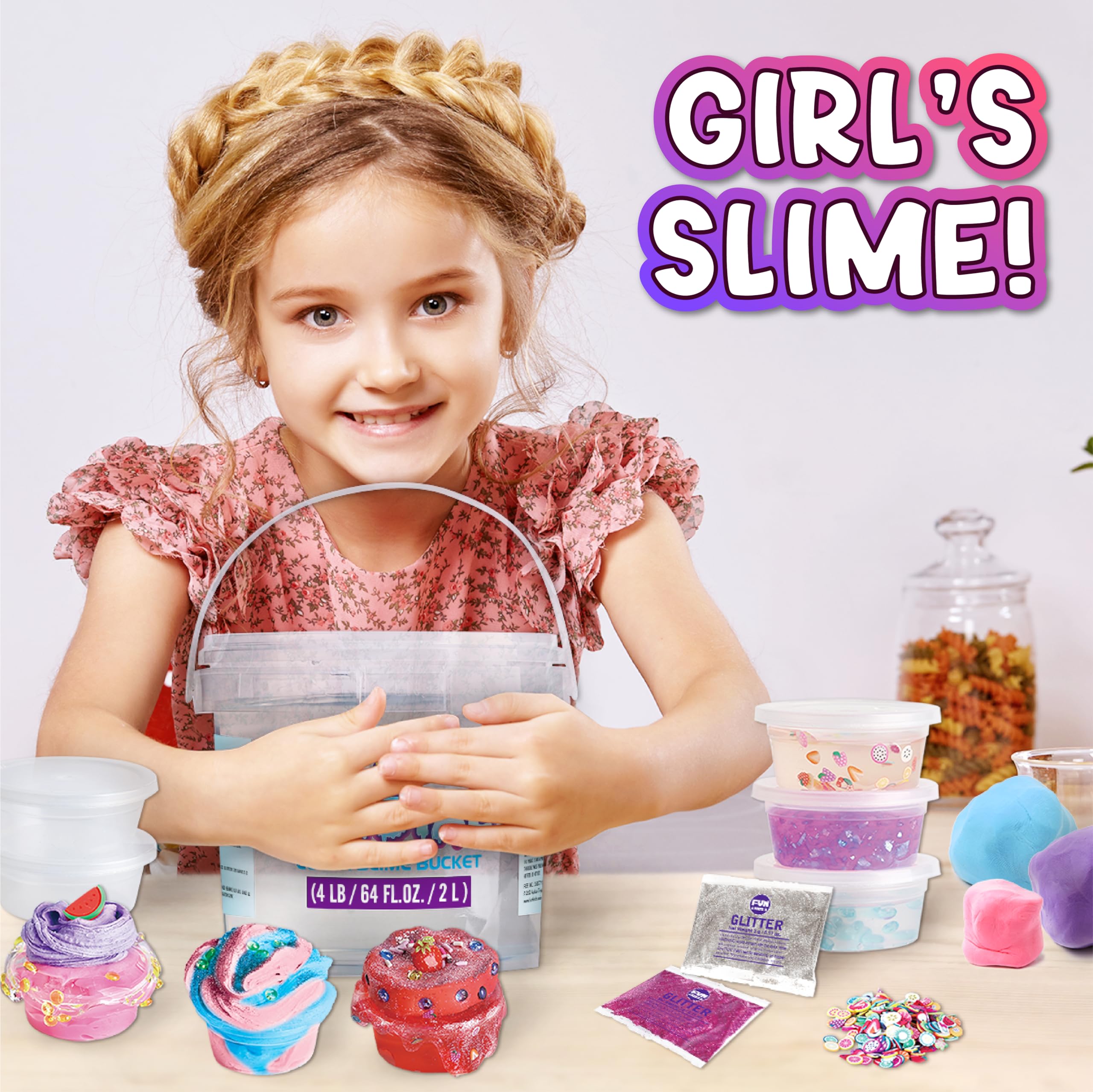 FunKidz add-ins set with 29 items sparks texture and color play