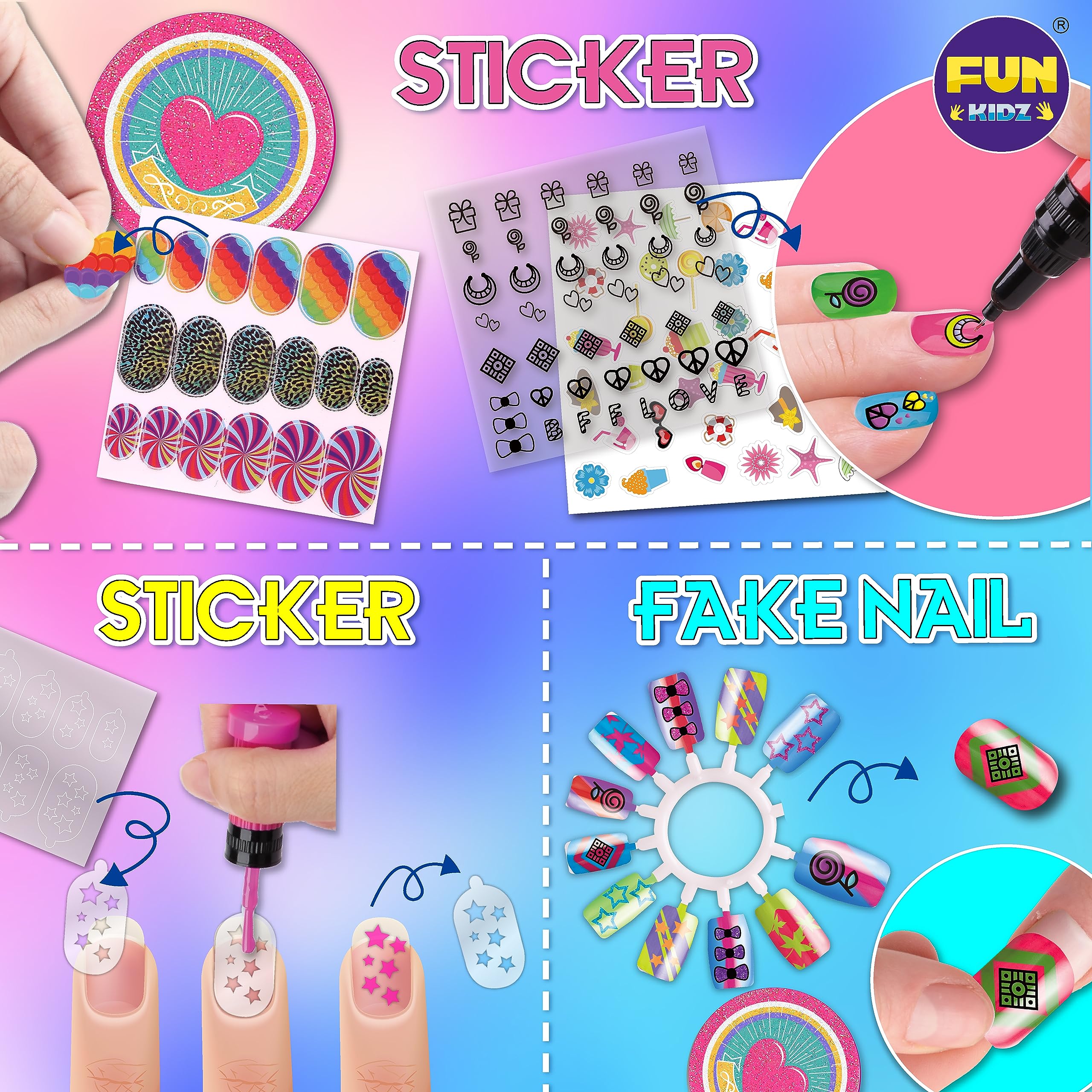FUN KIDZ nail kit sparks creative expression in teens.
