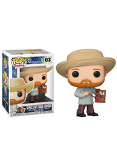 Funko Pop! Artists Vincent van Gogh figure viewed from front, ideal for display and collection.
