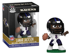 Funko Lamar Jackson Minis figure in throwing pose, ideal for display and collecting