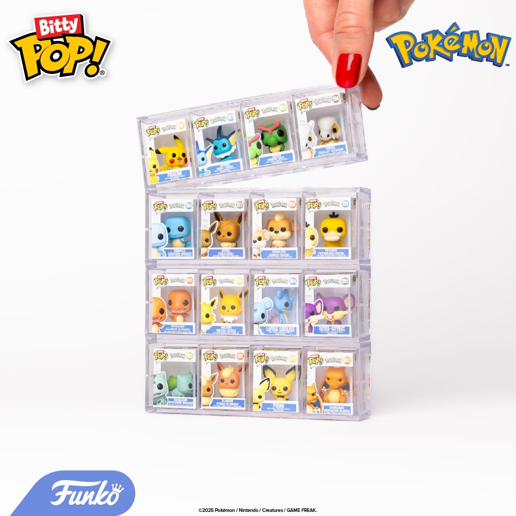 Funko Bitty Pikachu Grumpy figure—expressive mini for cake toppers.