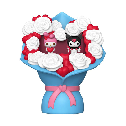 Acrylic base showing how Bitty Pop Bouquet figures stand