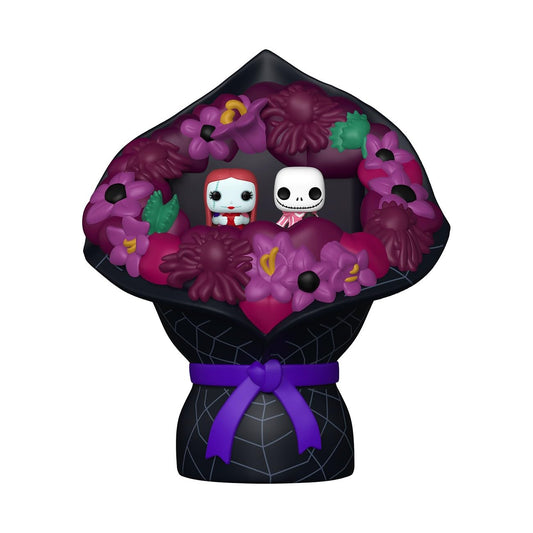 Funko Bitty Pop Jack Skellington figure in bouquet, ideal for desk décor