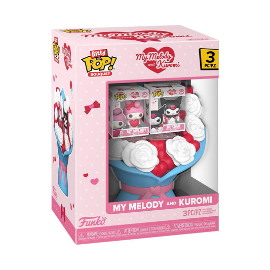 Funko Bitty Pop Bouquet with Sanrio My Melody and Kuromi two-figure display