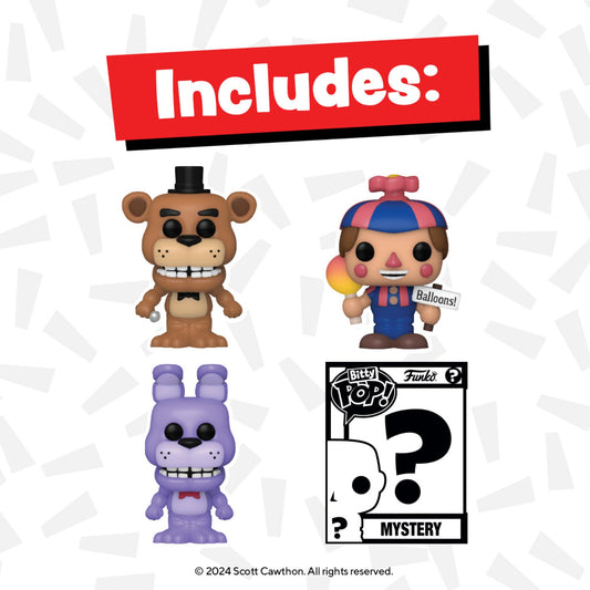 Funko Bitty Pop FNAF Bonnie mini figure perfect for collectors display.