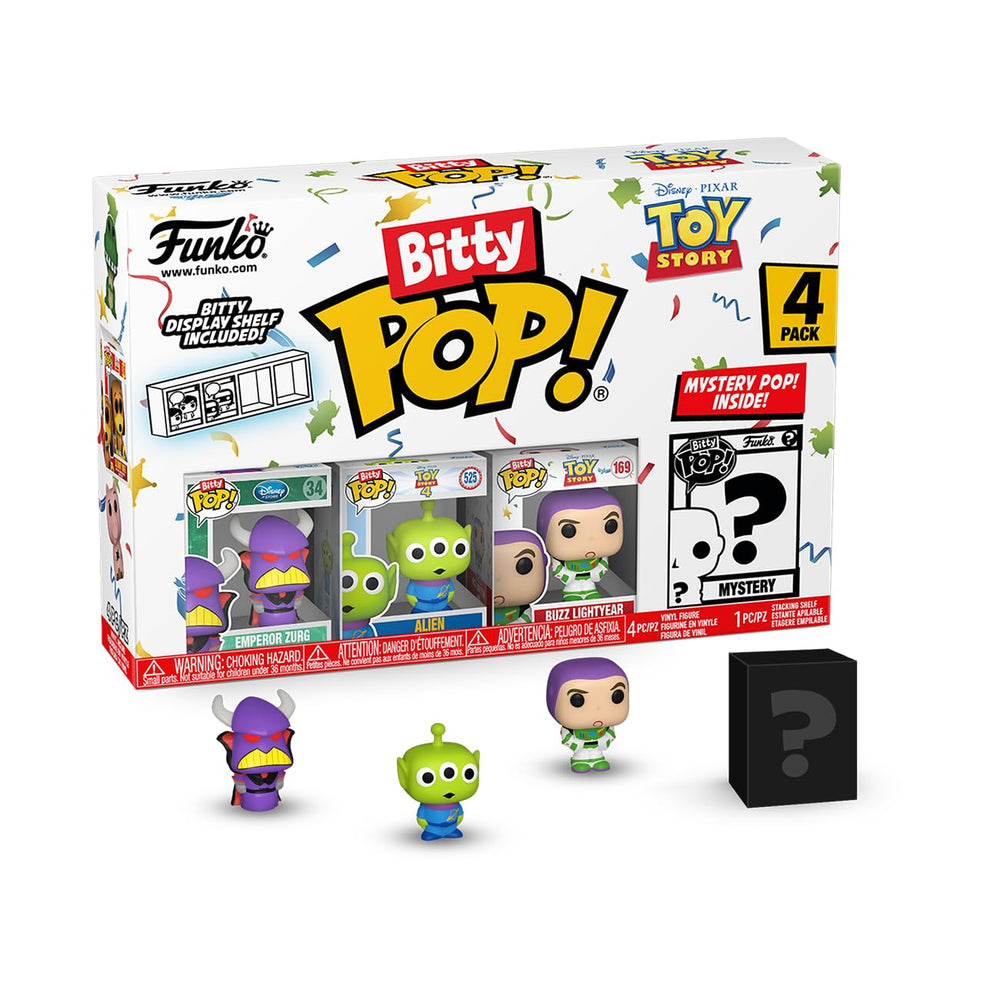 Funko Bitty Pop Zurg figure for shelf display and cake toppers.