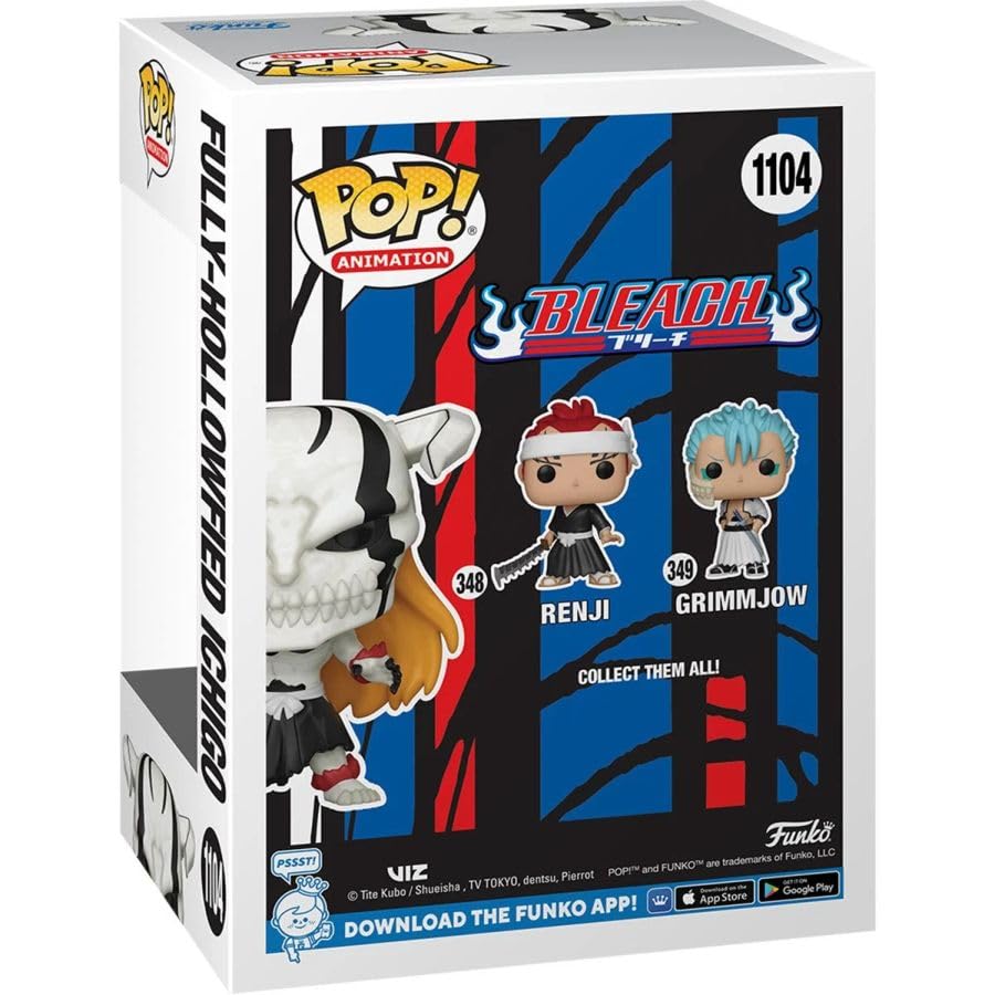 Funko Bleach Ichigo Fully Hollowfied back view highlighting silhouette and character details