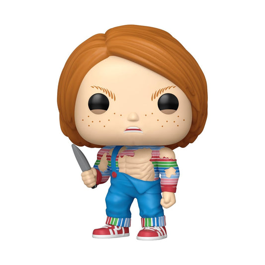 Funko Buff Chucky side view highlights display-ready posing for collectors.