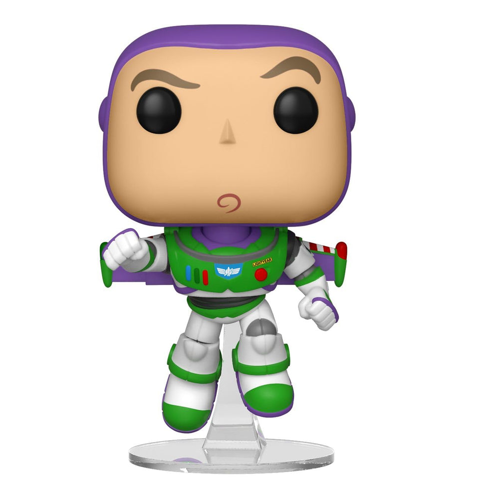 Funko Pop Disney Buzz Lightyear in Toy Story 4 window box for safe display.
