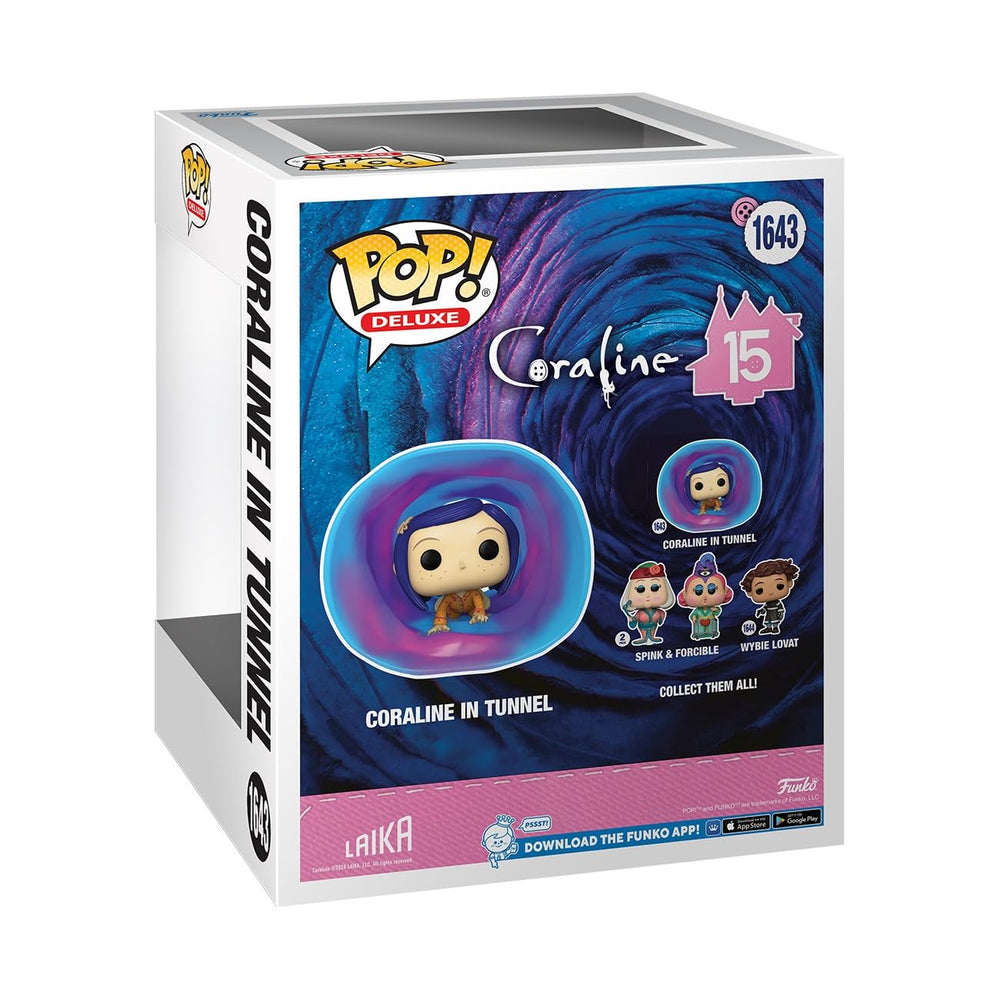 Funko Coraline Deluxe vinyl closeup highlights glossy finish and fine sculpt