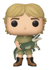 Funko Crocodile Hunter Steve Irwin vinyl figure holding a crocodile, ideal for display and collection