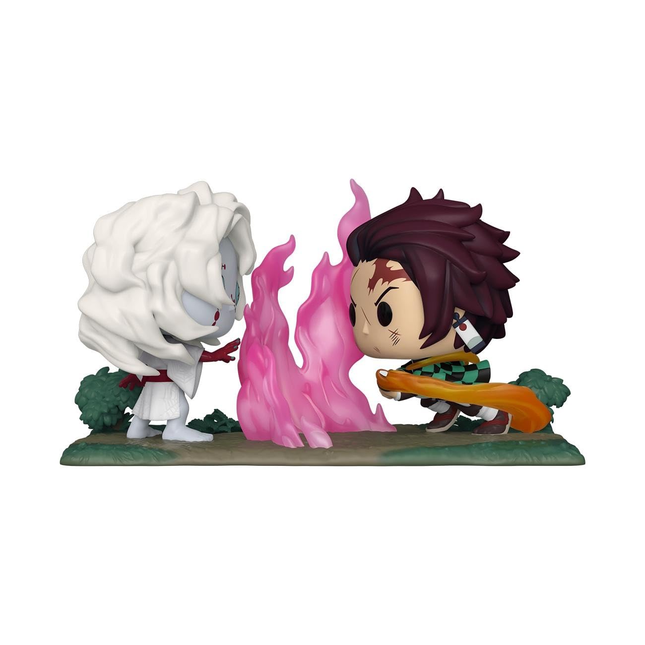 Tanjiro vs Rui vinyl statue adds dynamic action to your collection
