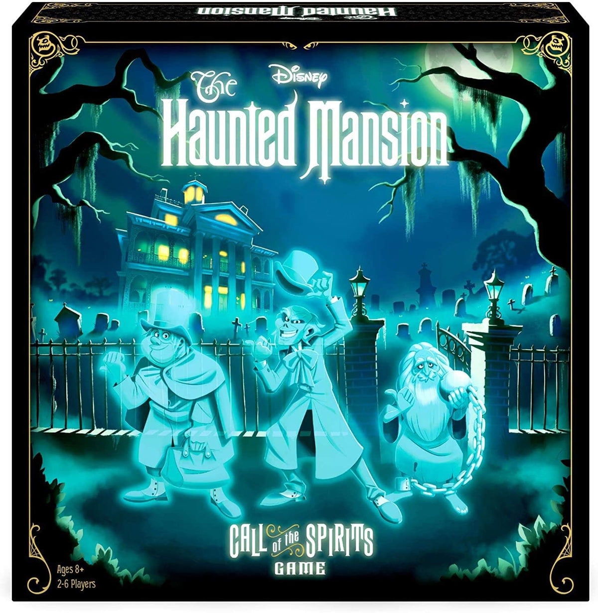 Funko Disney Haunted Mansion Call of Spirits board game box for family play.