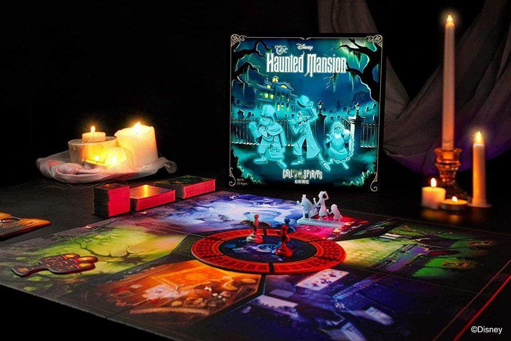 Funko Disney Haunted Mansion endless hallway rotation enables strategic movement.