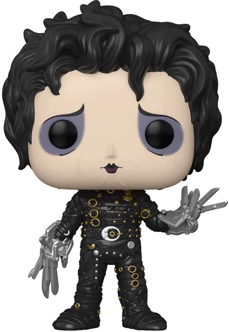 Funko Pop Edward Scissorhands detailed figure, vibrant multicolor styling