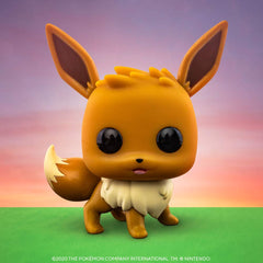 Funko Eevee Pop back view to appreciate silhouette.