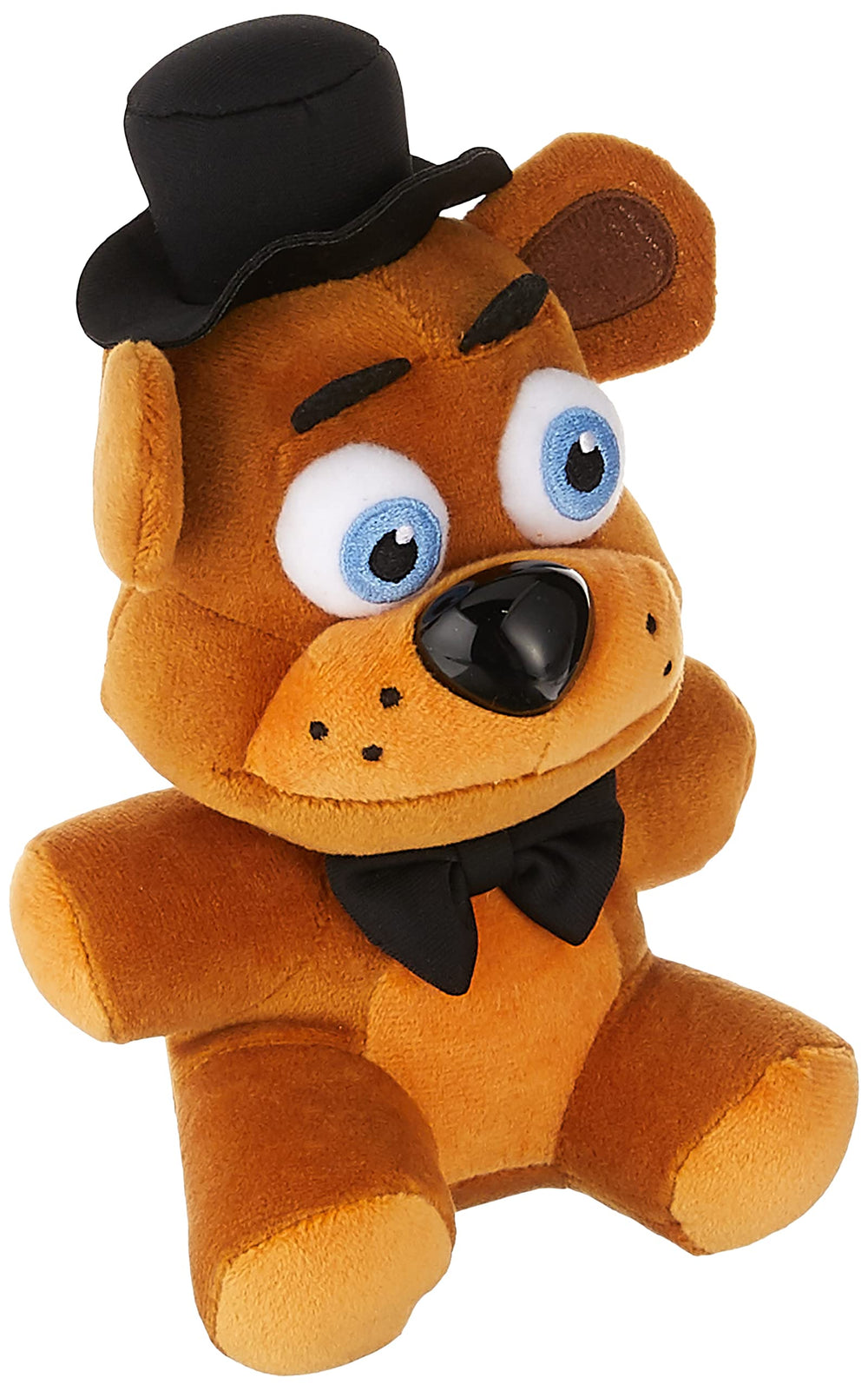 Funko Fazbear plush displayed on a shelf, ideal for fans and collectors.