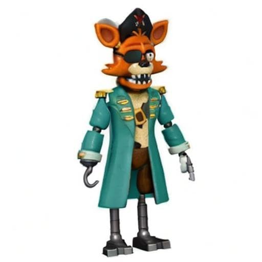 Funko FNAF Dreadbear Captain Foxy figure on shelf, ideal gift for fans.