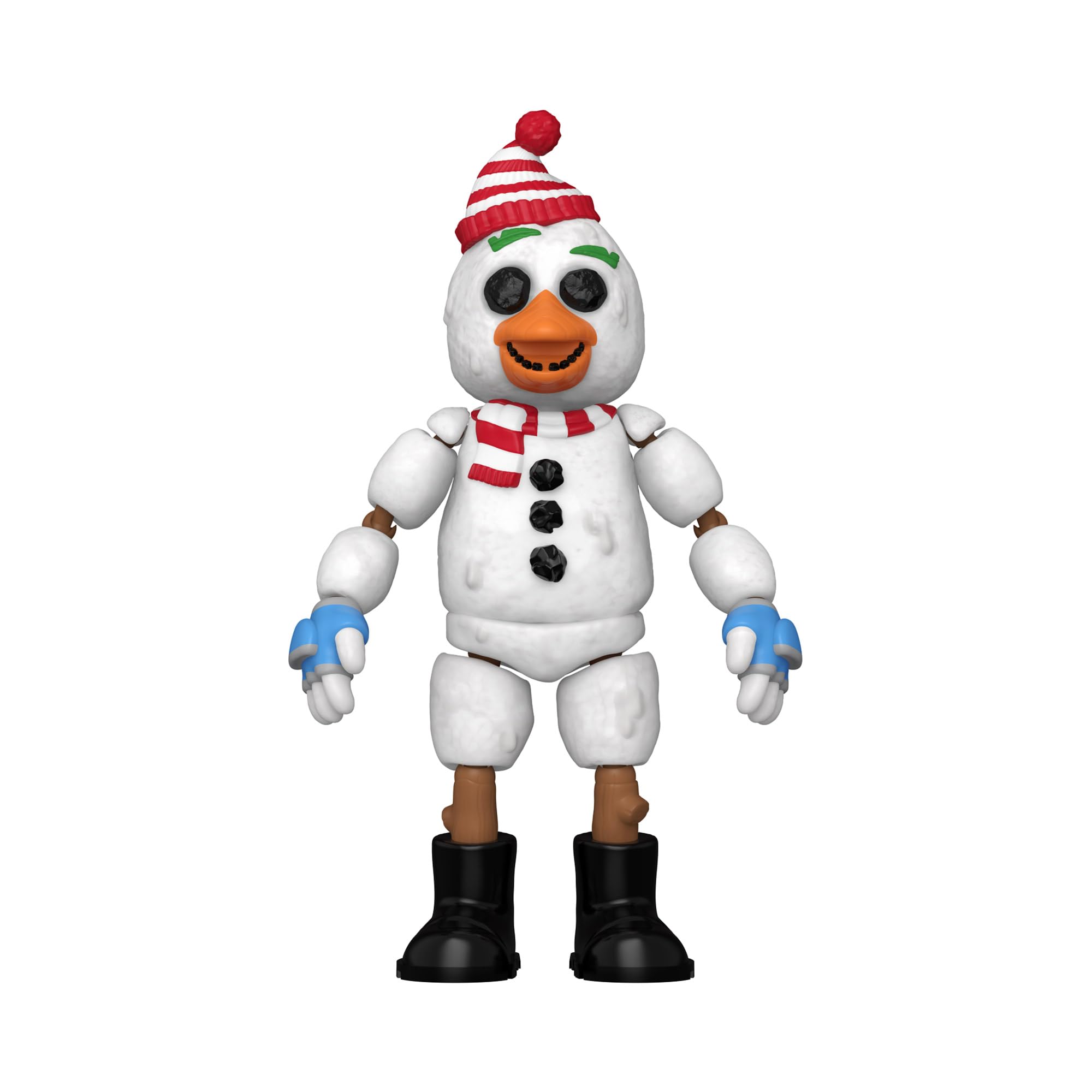Funko FNAF Holiday Chica chicken figure back view showing packaging.